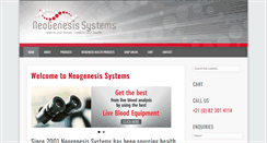 Desktop Screenshot of neogenesissystems.com