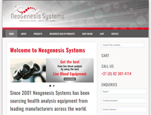 Tablet Screenshot of neogenesissystems.com